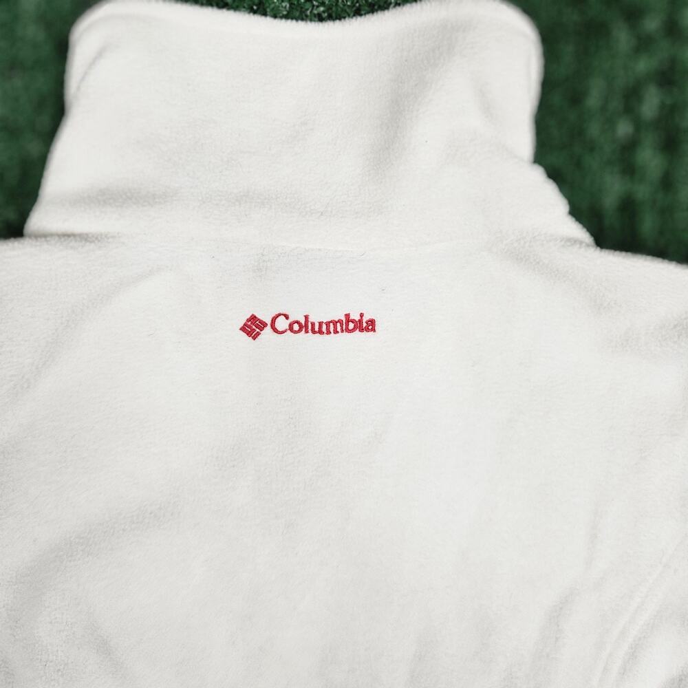 Columbia Nebraska Huskers Women’s Fleece Vest Size Large White - Picture 4 of 7